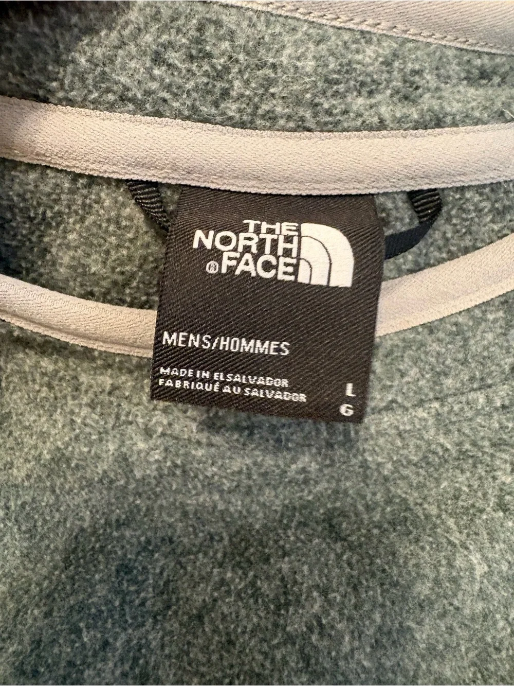 The North Face Men's Heather Slate Grey/bluish Crewneck Fleece